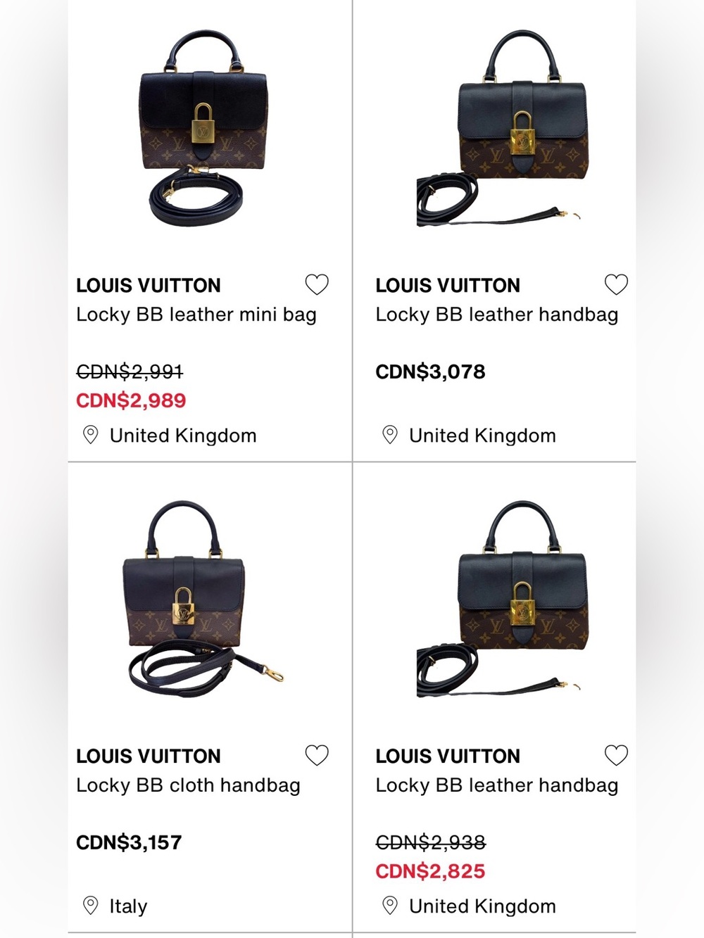 🖤 Louis Vuitton Locky BB 🖤with strap and dust bag - Picture 14 of 14